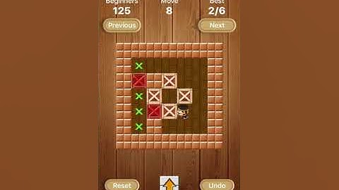 Push Box Beginner Level 125 solved