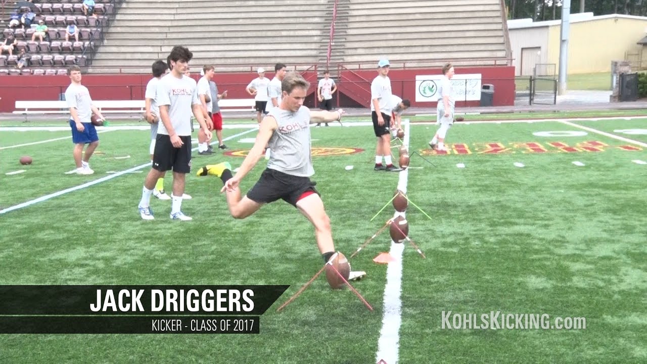 Jack Driggers Duke Field Goal Kicker Commit Kohl's Kicking Camps