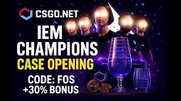 Opening the IEM Champions Case on CSGO.NET (Promo Code FOS +30%)