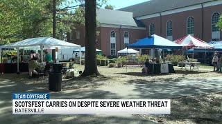 One event prepared to go on ‘rain or shine’ despite severe weather