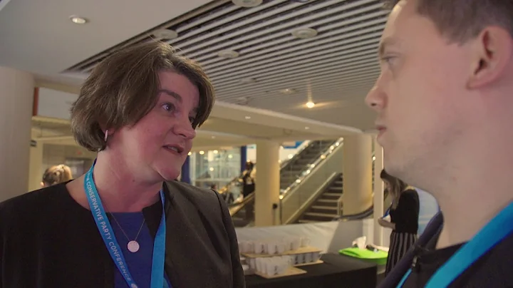 Owen Jones meets Arlene Foster at the Conservative...