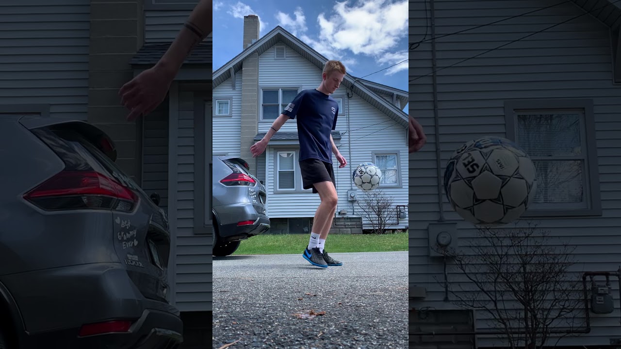 Zack Marsh juggle two feet