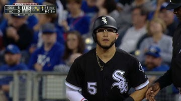 CWS@KC: Sanchez drives in a run on single to right
