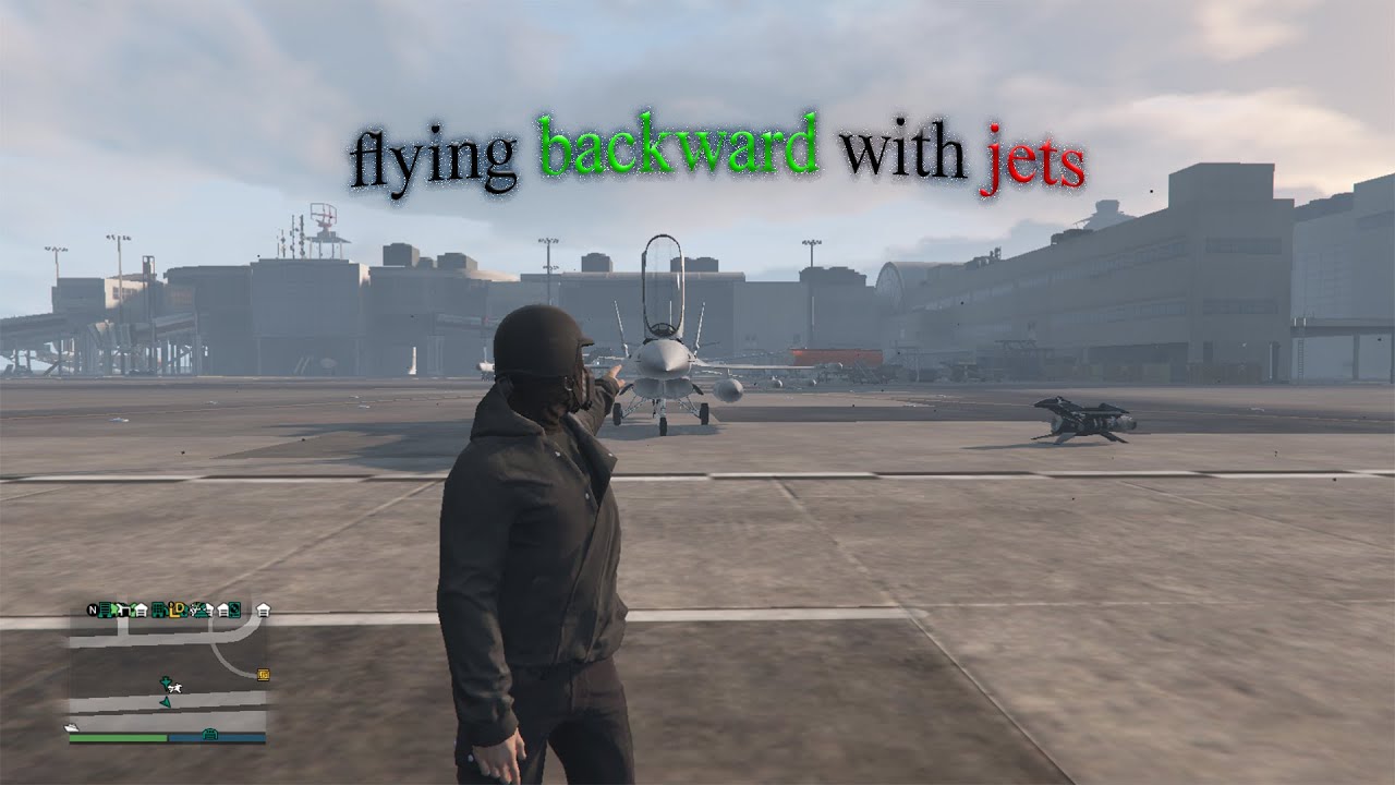 gta online: how to fly backward with jets