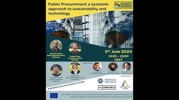 SAPIENS Scientific Webinar Series: PP  A Systemic Approach to Sustainability and Technology