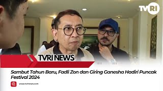 Sambut Tahun Baru, Fadli Zon dan Giring Ganesha Hadiri Puncak Festival 2024