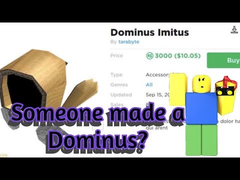 Roblox Someone Made A Dominus As A Ugc Hat Youtube - roblox ugc catalog free roblox accounts with dominus
