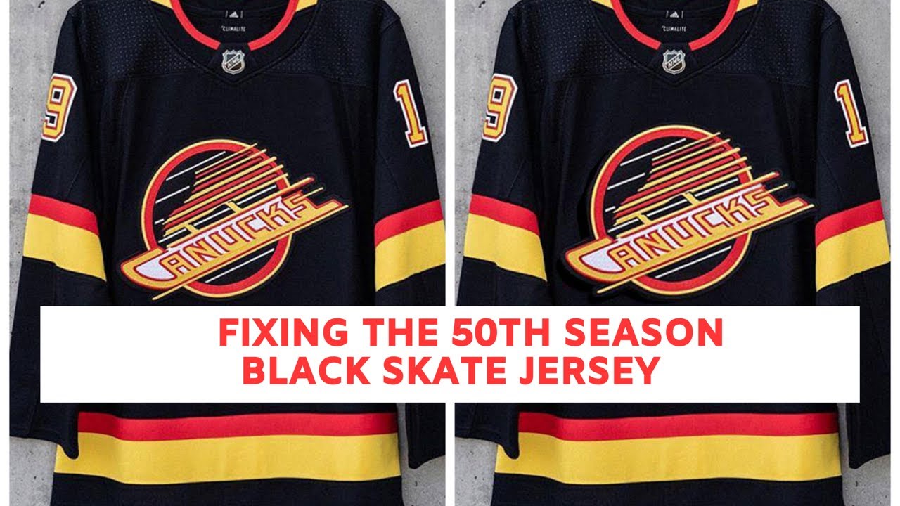 Canucks bring back 'Black Skate' jersey for 50th season