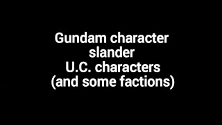 Gundam Slander