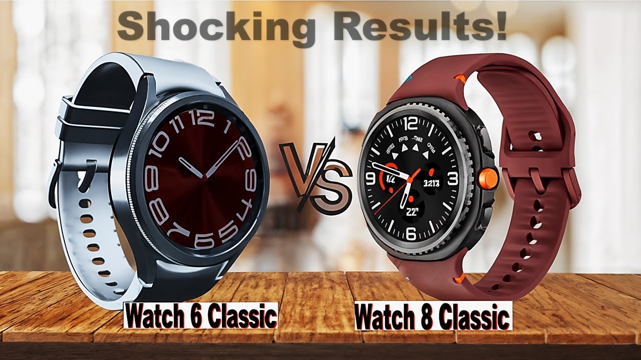 Watch 8 Classic VS Watch 6 Classic - WOW,  Shocking Results!😍