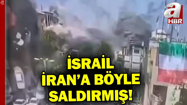 İsrail'in İran'a Saldırısından Yeni Görüntüler... İşte Dehşet Anı! | A Haber
