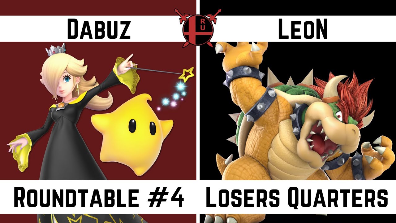 Круглый стол 4 - LeoN (Боузер) против Dabuz (Розалина, Олимар) - Четвертьфинал проигравших
