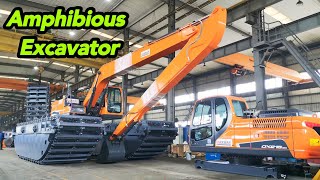 MAXWAY MACHINE COMPANY LTD China 21 5 ton amphibious excavator assembled 15 meter long arm