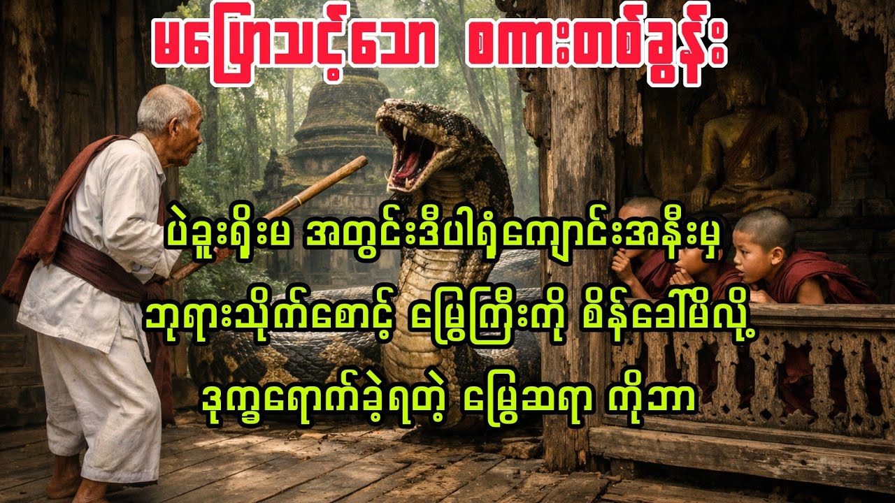 (မပြောသင့်သော စကားတစ်ခွန်း)#audiobook #myanmaraudiobook 