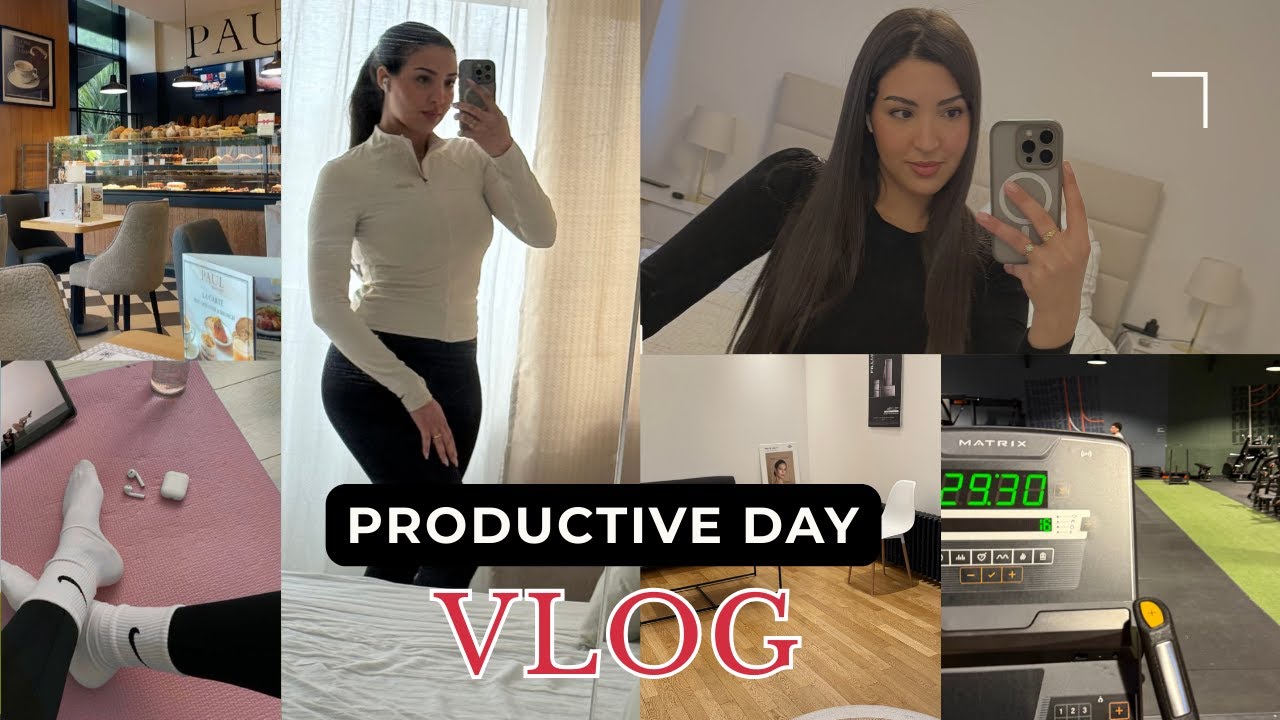 Productive Day 👌💕 | 🤍 فطور، مواعيد واهتمام بالنفس | نهضرو شوية