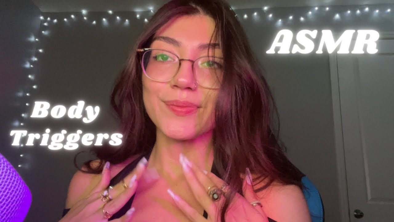ASMR | Fast Body Triggers ~ Fabric/Skin Scratching, Hair Play, Hand Sounds +  💜✨