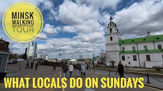 📷 Minsk Walking Tour - What Locals Do on Sundays | 4K DJI Action 5 Pro
