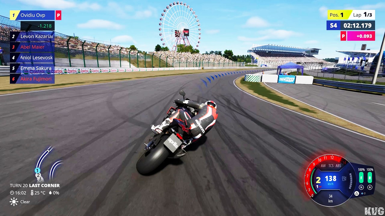 RIDE 6 - Suzuka Motorcycle Circuit - Gameplay (PS5 UHD) [4K60FPS]