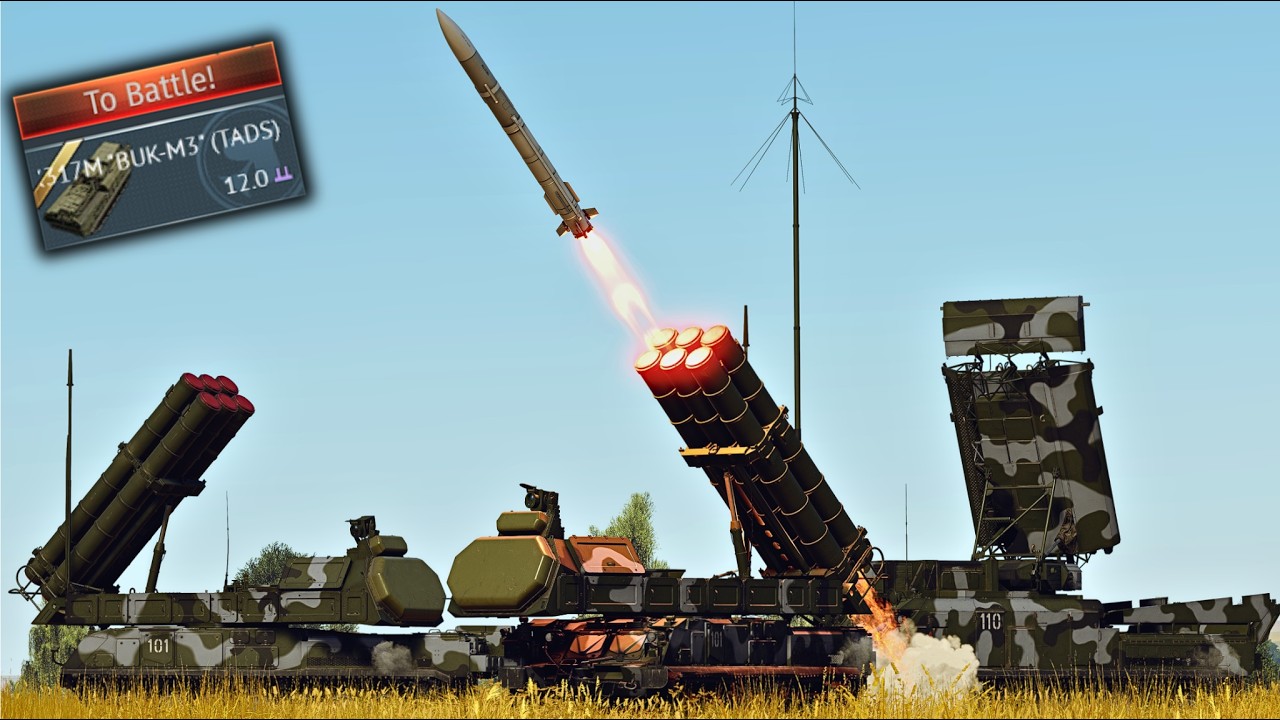 No Fly Zone! 🚫✈️ 9K317M BUK-M3 Top Tier SAM Defense (War Thunder)