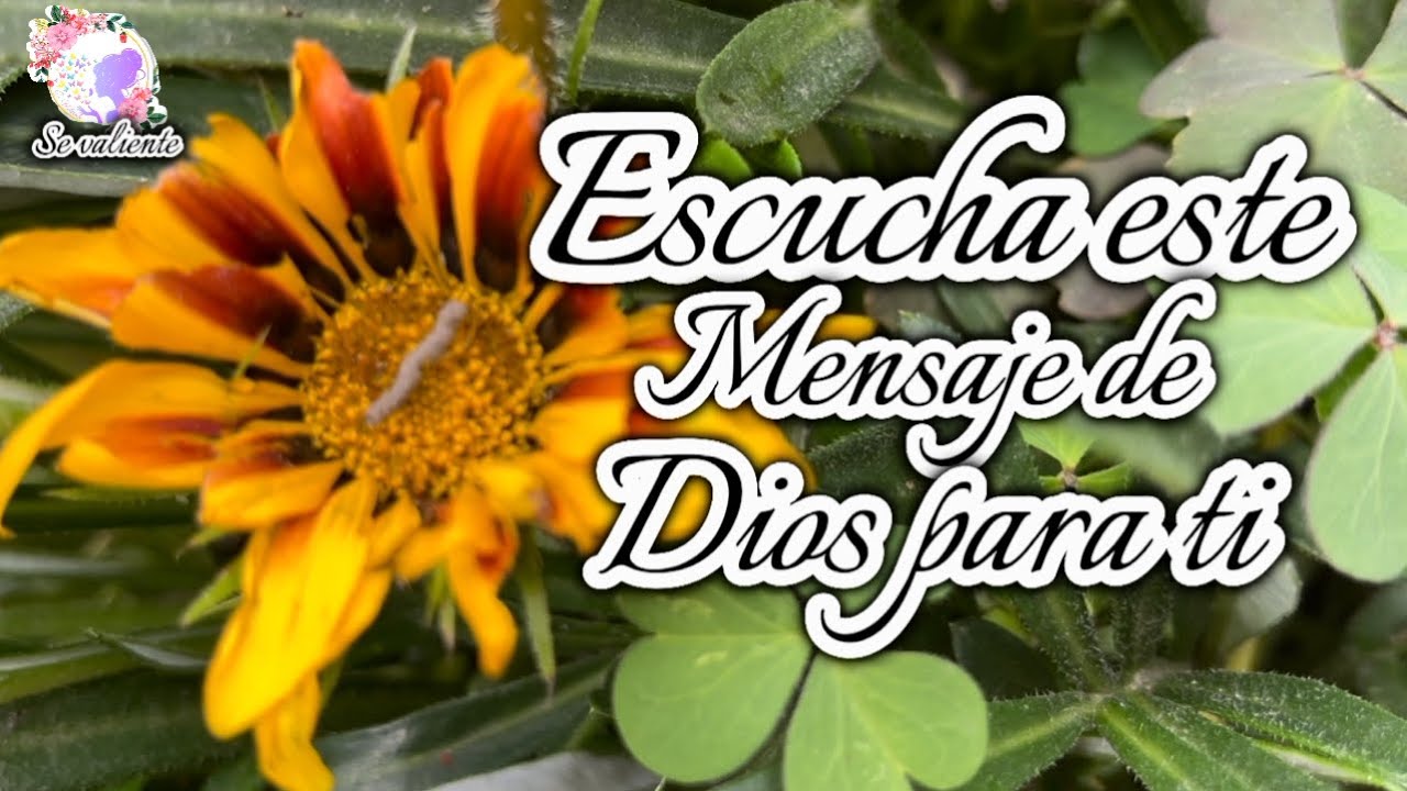 Escucha este bonito mensaje de Dios para ti que eres especial - YouTube