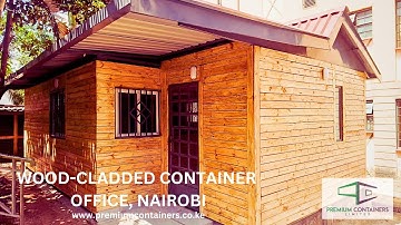 Wood-Cladded Container Office, Nairobi