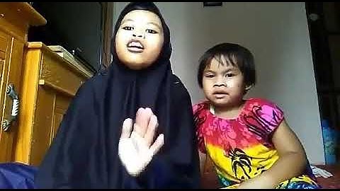 Viral !!! Video lucu anak kecil nyanyi lagu abdullah terus kaget sama petir