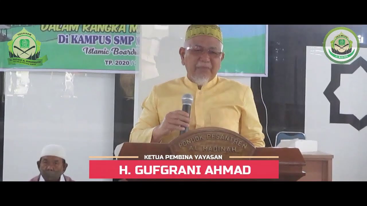 PENYAMBUTAN SANTRI BARU PONDOK PESANTREN AL MADINAH ISLAMIC BOARDING SCHOOL TAHUN AJARAN 2020/2021