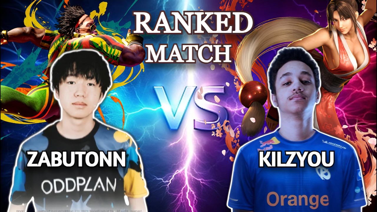 🔥SF6➤ ZABUTONN (DeeJay) Vs KILZYOU (Mai) ➤ High Level RANKED🔥