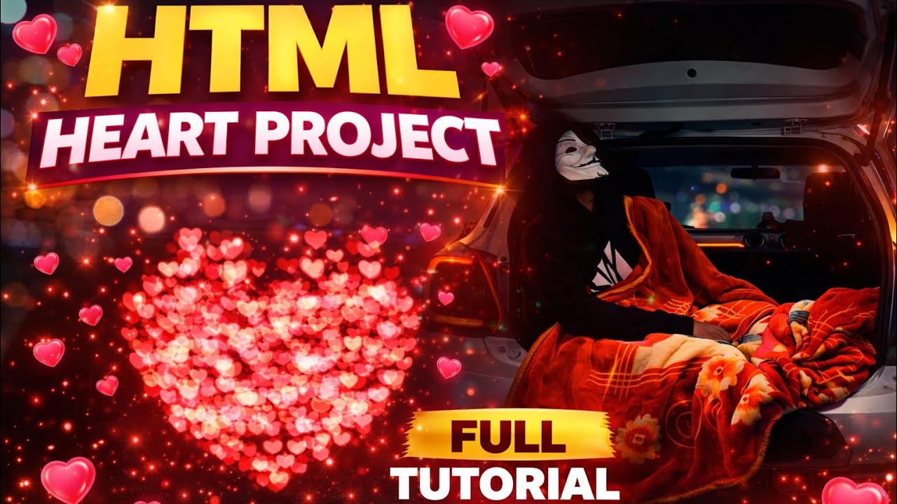 HTML HEART ❤️ PROJECT 🧑‍💻🧐||WITH CODE ✓
