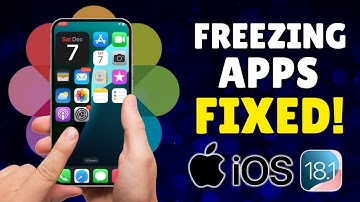 How to Fix iPhone Freezing on Apps in iOS 18.1?