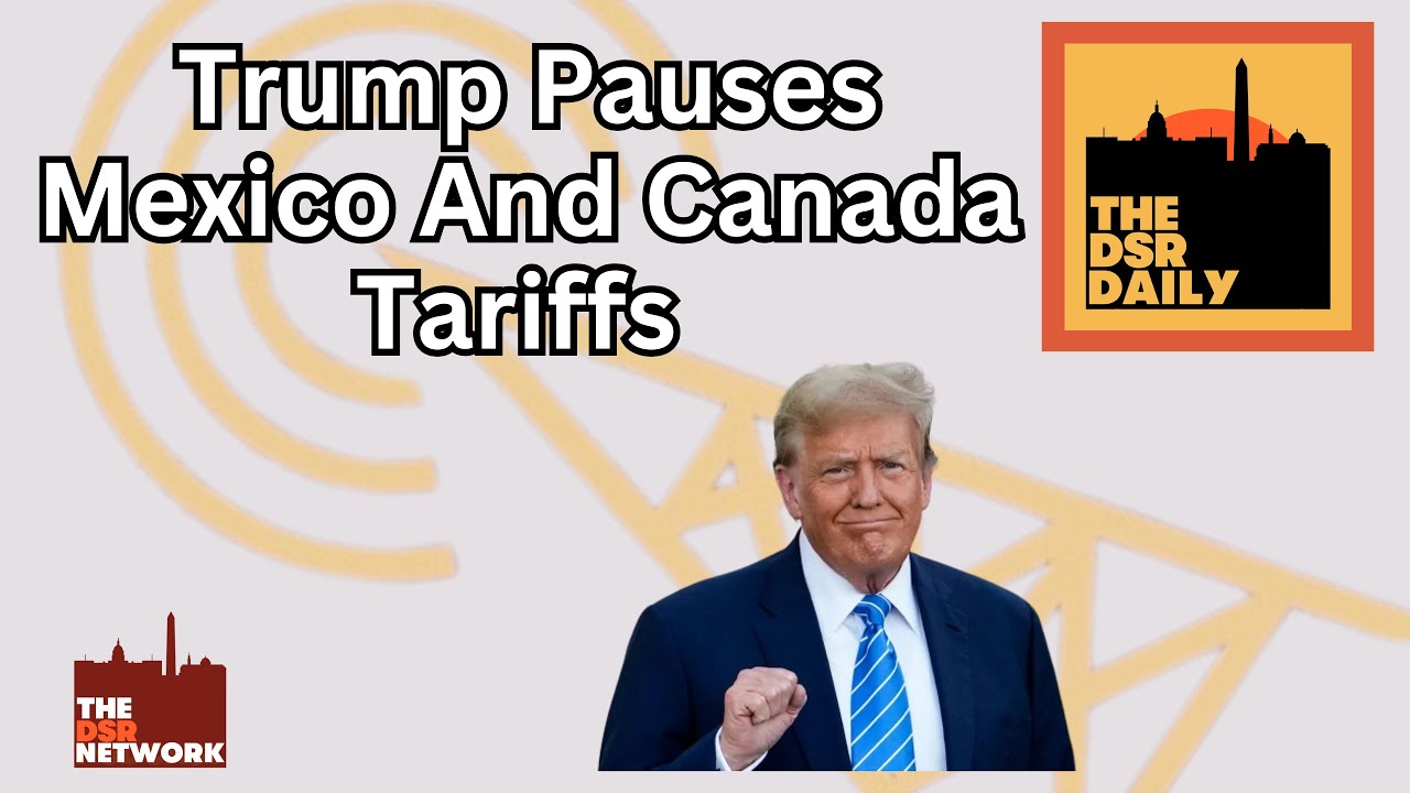 2/4: Trump Pauses Mexico And Canada Tariffs - YouTube