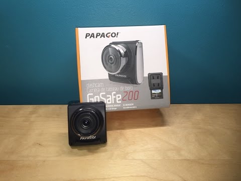 Papago GoSafe200 Dash Cam Review, Unboxing, & Test!