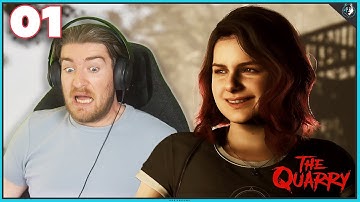 The Quarry Playthrough - Part 1 - TEEN HORROR IS BACK | PS5 Gameplay