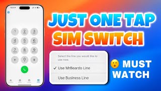 One-Tap Trick to Switch Calling SIMs on iPhone – Must Watch!