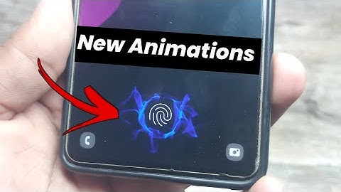 Samsung OneUI 5.0 New Fingerprint Animation For All Devices | A50 A50S A51 A52 A52S A71 A31 F62 M31