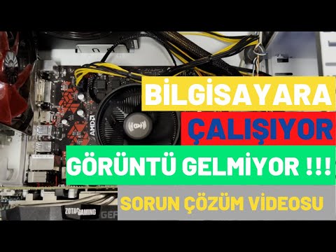 BİLGİSAYAR ÇALIŞIYOR EKRANA GÖRÜNTÜ GELMİYOR ÇÖZÜM [GÜNCEL]