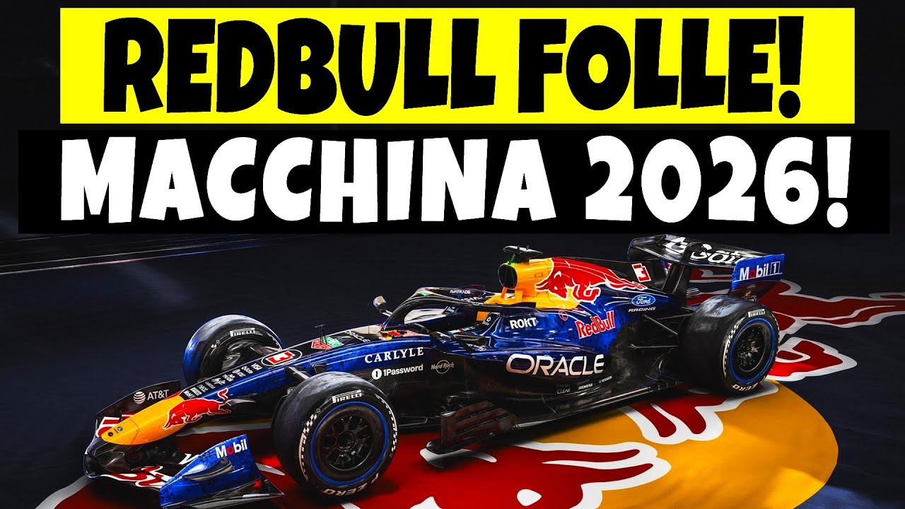 La Red Bull ha appena SVELATO i dettagli della sua nuova auto RB22 del 2026!