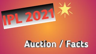 IPL 2021 || Auction || Interesting Facts about IPL screenshot 4