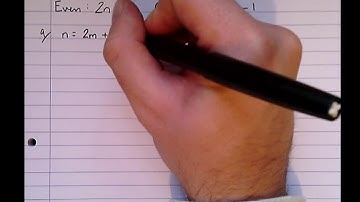 Proof Using Odd And Even Numbers