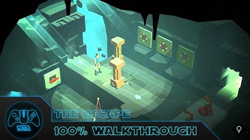 Lara Croft Go - The Escape - 100% Walkthrough