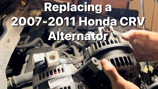 Replacing a 2007-2011 Honda CRV Alternator