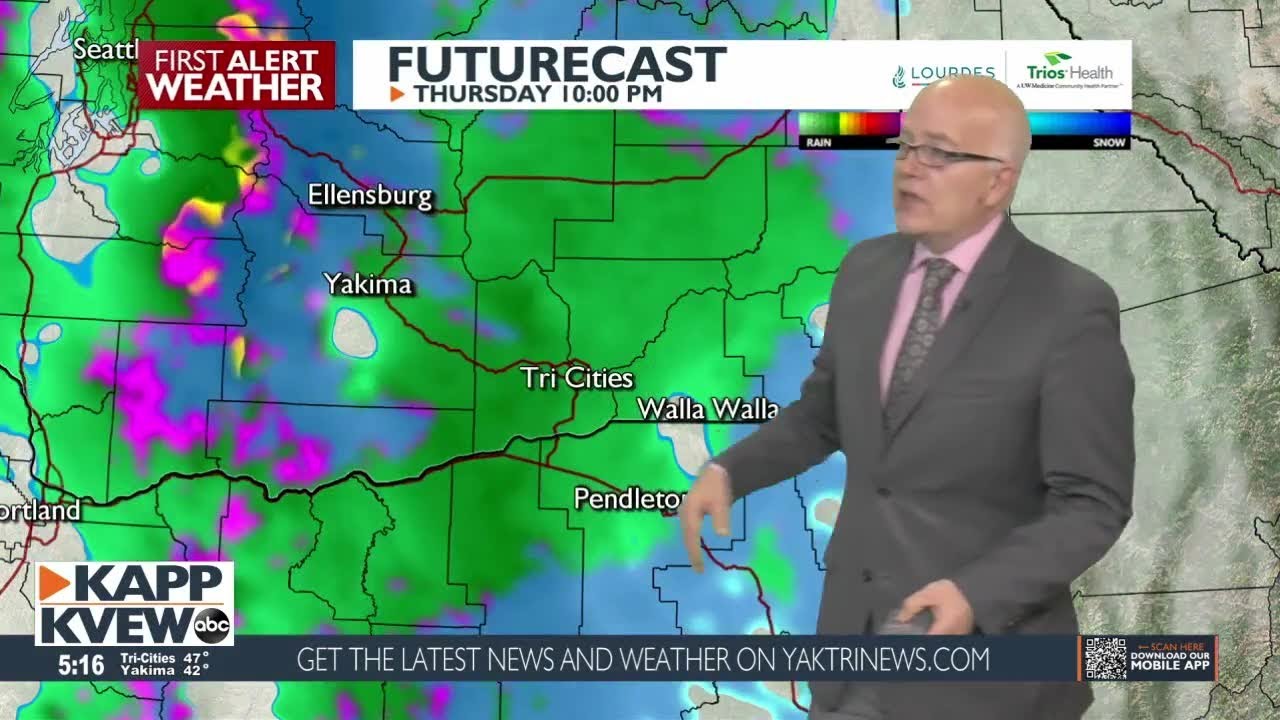 First Alert Weather - Rain starts tonight, with a wet, windy and warm ...