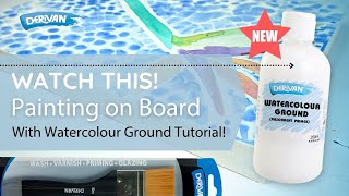Painting on Board With Watercolour Ground Tutorial screenshot 5