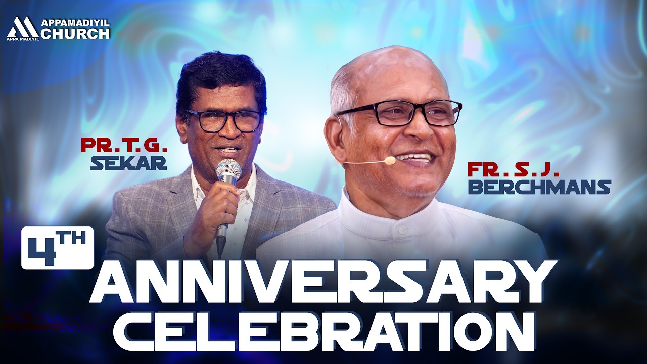 ANOINTED WORD & WORSHIP | FR.S.J.BERCHMANS | PR.T.G.SEKAR | AM CHURCH | MADURAI | #tamilworship