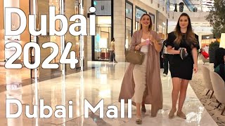 : Dubai [4K] Amazing Dubai Mall, Burj Khalifa, Downtown Dubai Walking Tour 