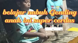 belajar gending gudril langsung ke Semarang domber.masih awal