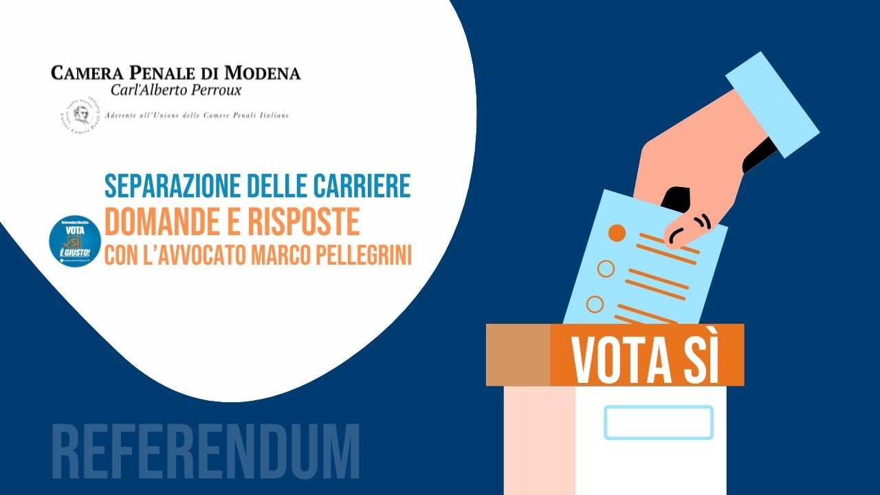 𝗥𝗘𝗙𝗘𝗥𝗘𝗡𝗗𝗨𝗠 𝗚𝗜𝗨𝗦𝗧𝗜𝗭𝗜𝗔 | 𝗟’𝗔𝘃𝘃. 𝗠𝗮𝗿𝗰𝗼 𝗣𝗲𝗹𝗹𝗲𝗴𝗿𝗶𝗻𝗶 𝗿𝗶𝘀𝗽𝗼𝗻𝗱𝗲