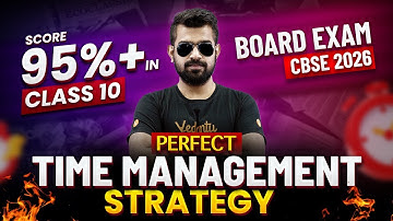 Perfect Time Management Strategy for 95%+ | Class 10 CBSE 2026  Board Exam 🔥Shimon Sir