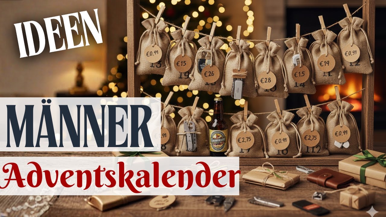 Adventskalender Füllideen Männer