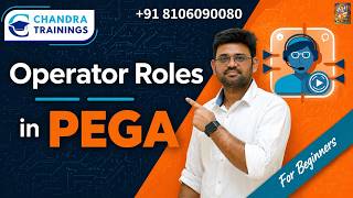 CLASS-1 || Operator ID and  Roles in PEGA|| New batch DEC 15,2025 ||+91 8106090080, CheckDesc #pega